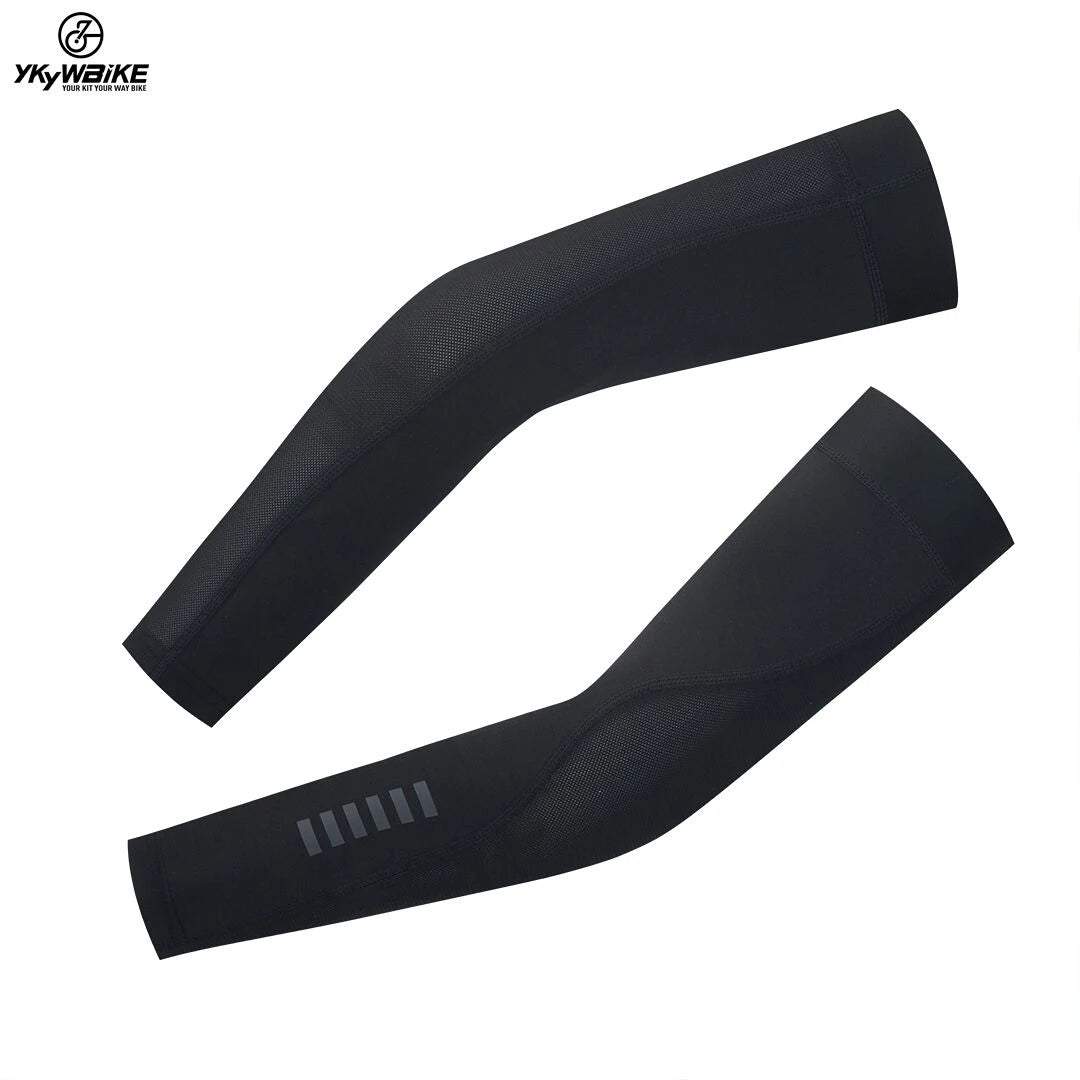 YKYWBIKE Cycling Sleeve Outdoor Sports Arm Sleeve Sun Protection UV Arm breathable Fabric  Running Cycling Arm Warmers 7 color