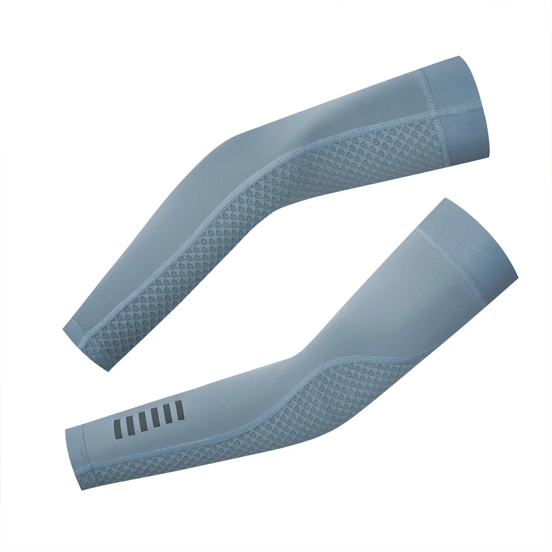 YKYWBIKE Cycling Sleeve Outdoor Sports Arm Sleeve Sun Protection UV Arm breathable Fabric  Running Cycling Arm Warmers 7 color