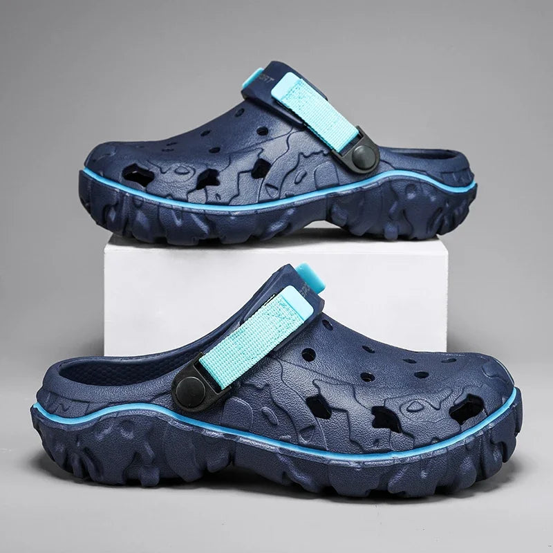 Men Slippers Summer New EVA Soft-soled Slides Sandals Indoor Outdoor Walking Beach Shoes Flip Flops Mens Shoes Big Size 46 47
