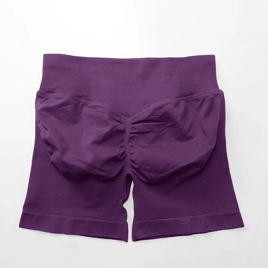 NCLAGEN Seamless Shorts 4.5" Gym Shorts Woman Scrunch Butt Fitness Sports Short Workout Seamless Leggings Running Yoga bottoms