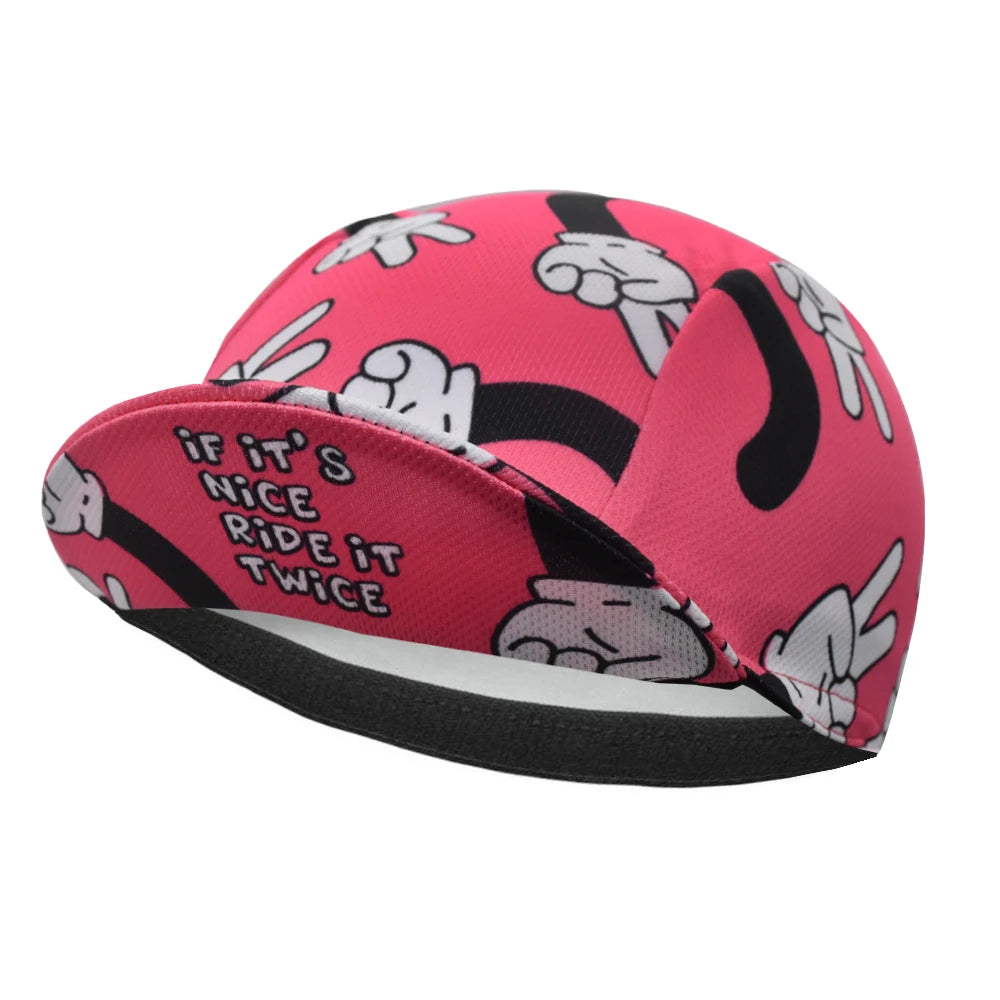 Men and Women Cycling Hat Funny Road Bicycle Cap Colorful Bike Headwear Cycling Caps Gorra Ciclismo