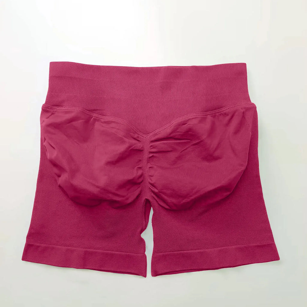 NCLAGEN Seamless Shorts 4.5" Gym Shorts Woman Scrunch Butt Fitness Sports Short Workout Seamless Leggings Running Yoga bottoms