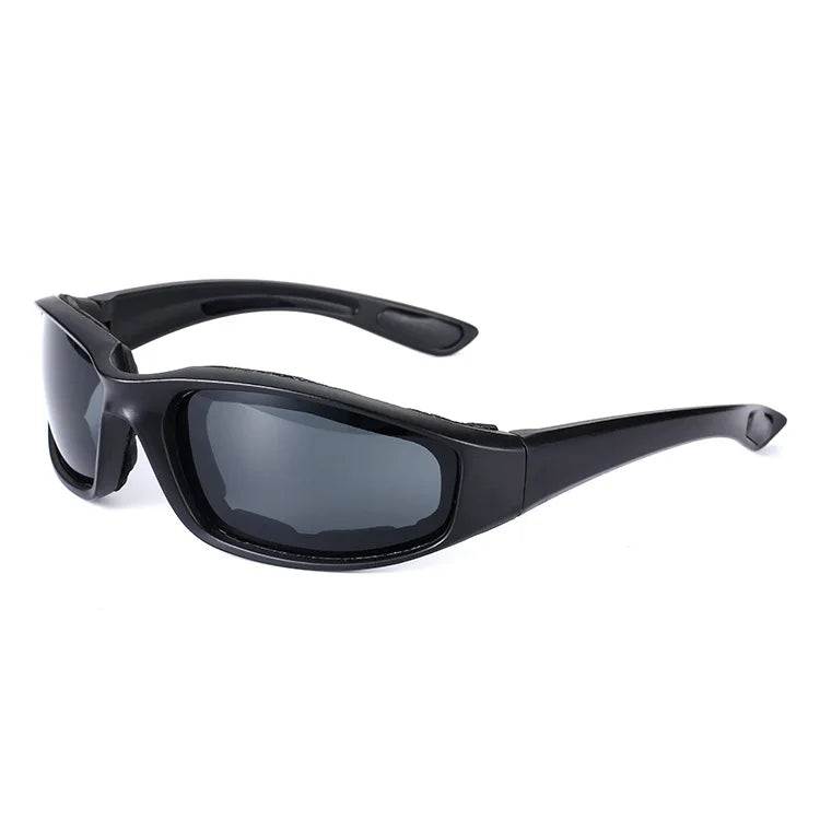 Universal Motorcycle Glasses Polarized Sunglasses for Hooting Eye Protection Windproof Moto Goggles UV400 Antifog Clear Len