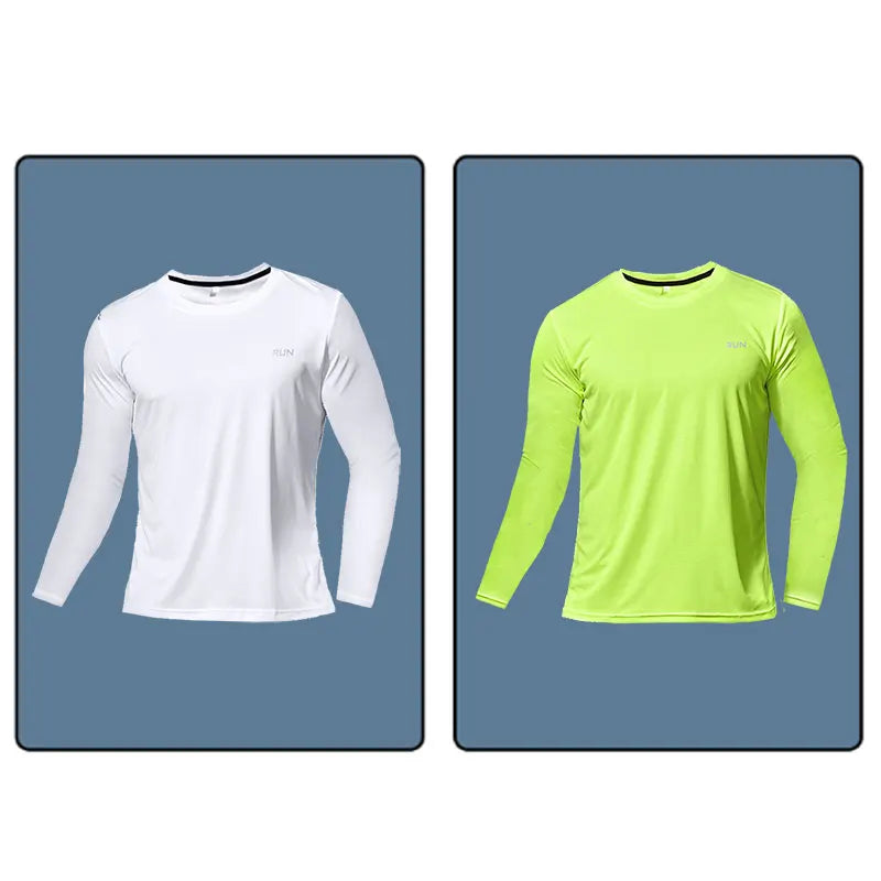 Men Women Quick Dry Long Sleeve Sport T Shirt Gym Jerseys Fitness Shirt Trainer Running T-Shirt Teenager Breathable Sportswears