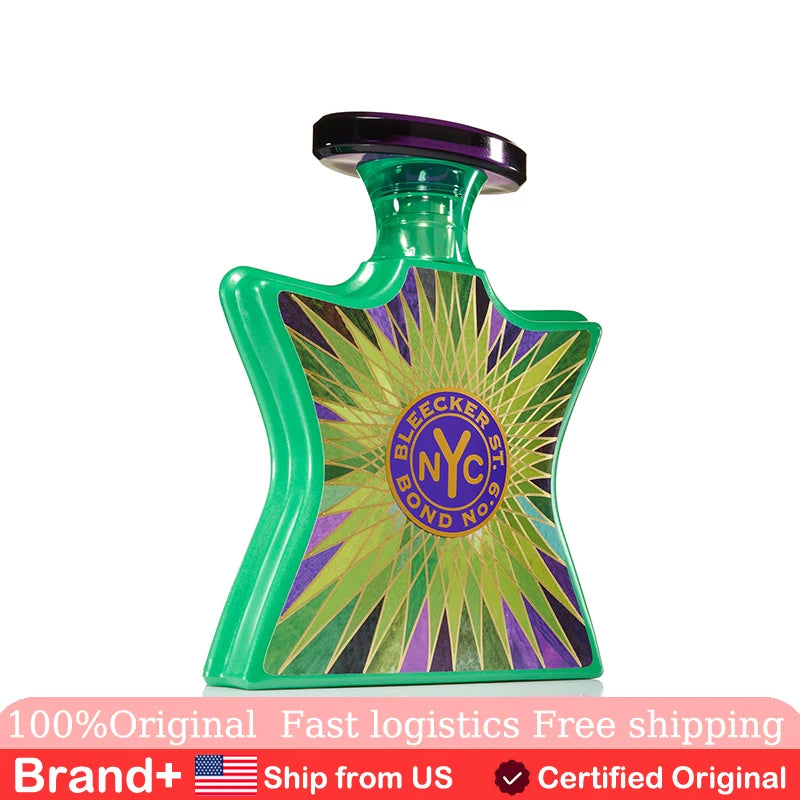 Bond No. 9 New York Bleeker Street Unisex Eau De Parfum Cologne Arabian Women's Perfume 100ML Natural Long Lasting Fragrance