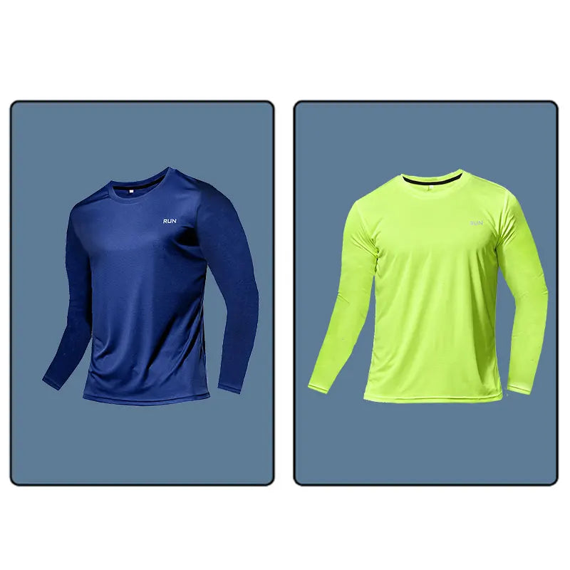 Men Women Quick Dry Long Sleeve Sport T Shirt Gym Jerseys Fitness Shirt Trainer Running T-Shirt Teenager Breathable Sportswears