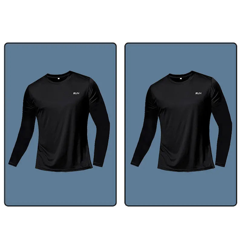 Men Women Quick Dry Long Sleeve Sport T Shirt Gym Jerseys Fitness Shirt Trainer Running T-Shirt Teenager Breathable Sportswears
