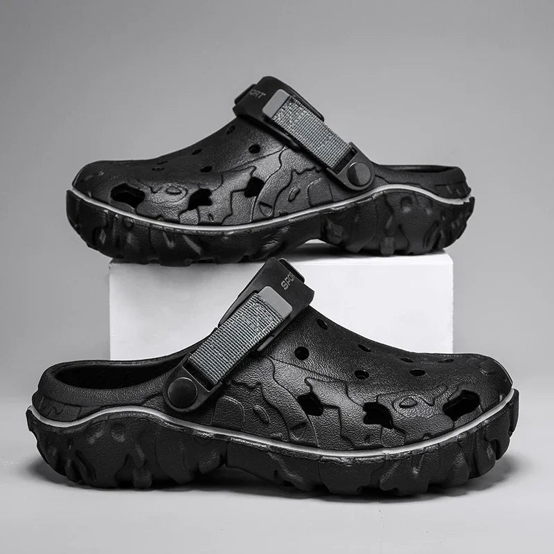 Men Slippers Summer New EVA Soft-soled Slides Sandals Indoor Outdoor Walking Beach Shoes Flip Flops Mens Shoes Big Size 46 47