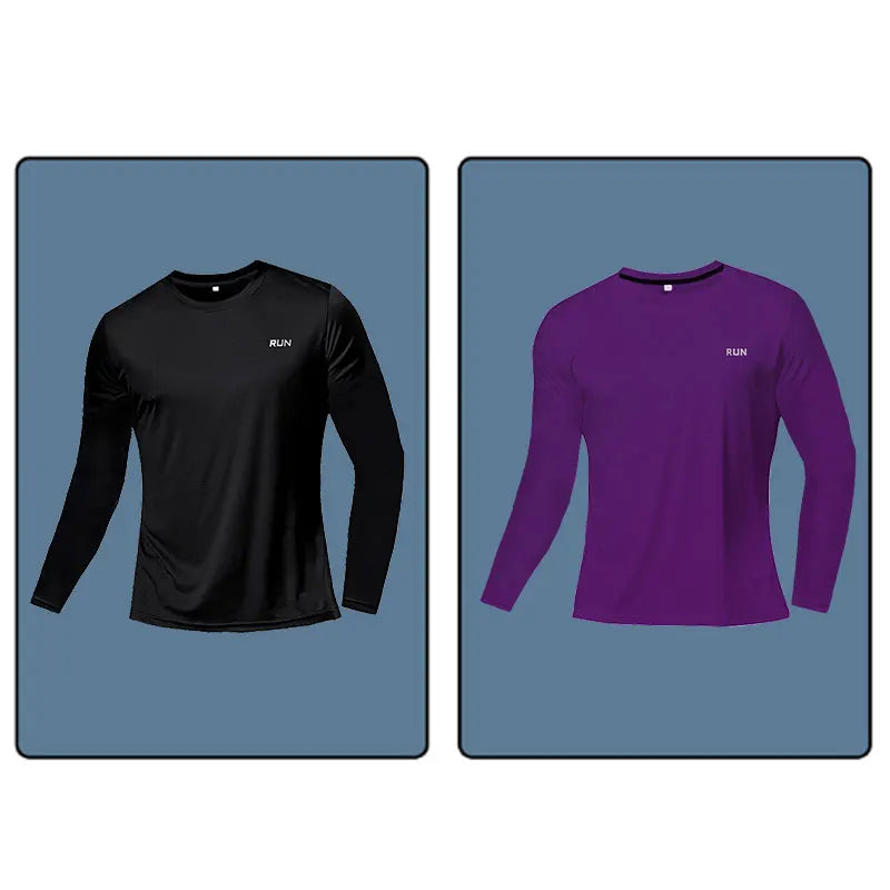 Men Women Quick Dry Long Sleeve Sport T Shirt Gym Jerseys Fitness Shirt Trainer Running T-Shirt Teenager Breathable Sportswears