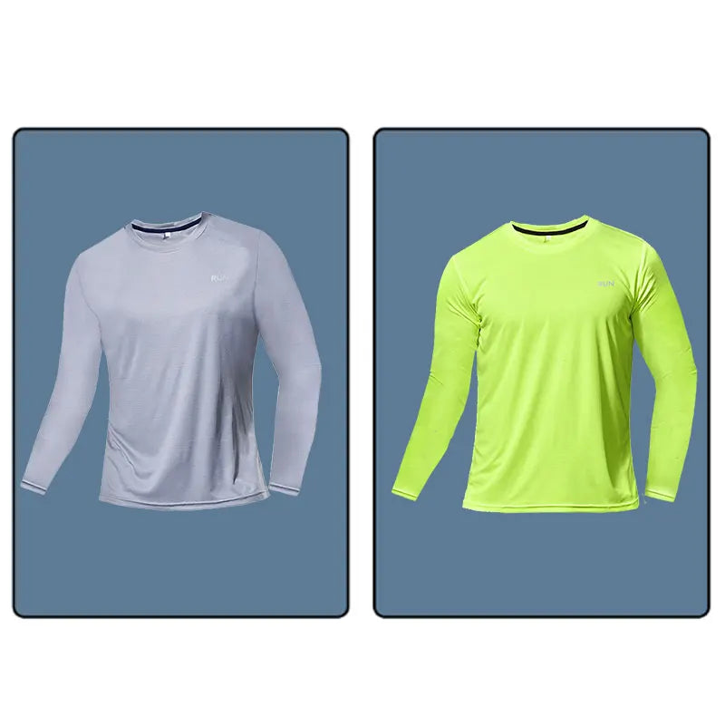 Men Women Quick Dry Long Sleeve Sport T Shirt Gym Jerseys Fitness Shirt Trainer Running T-Shirt Teenager Breathable Sportswears