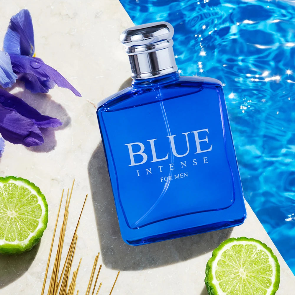 BLUE CHARM Eau de Parfum Spray 3.4 Ounce / 100 Ml Multi-Layered Fragrance Aromatic Fragrance for Men Men's EDP Perfumes Fruit
