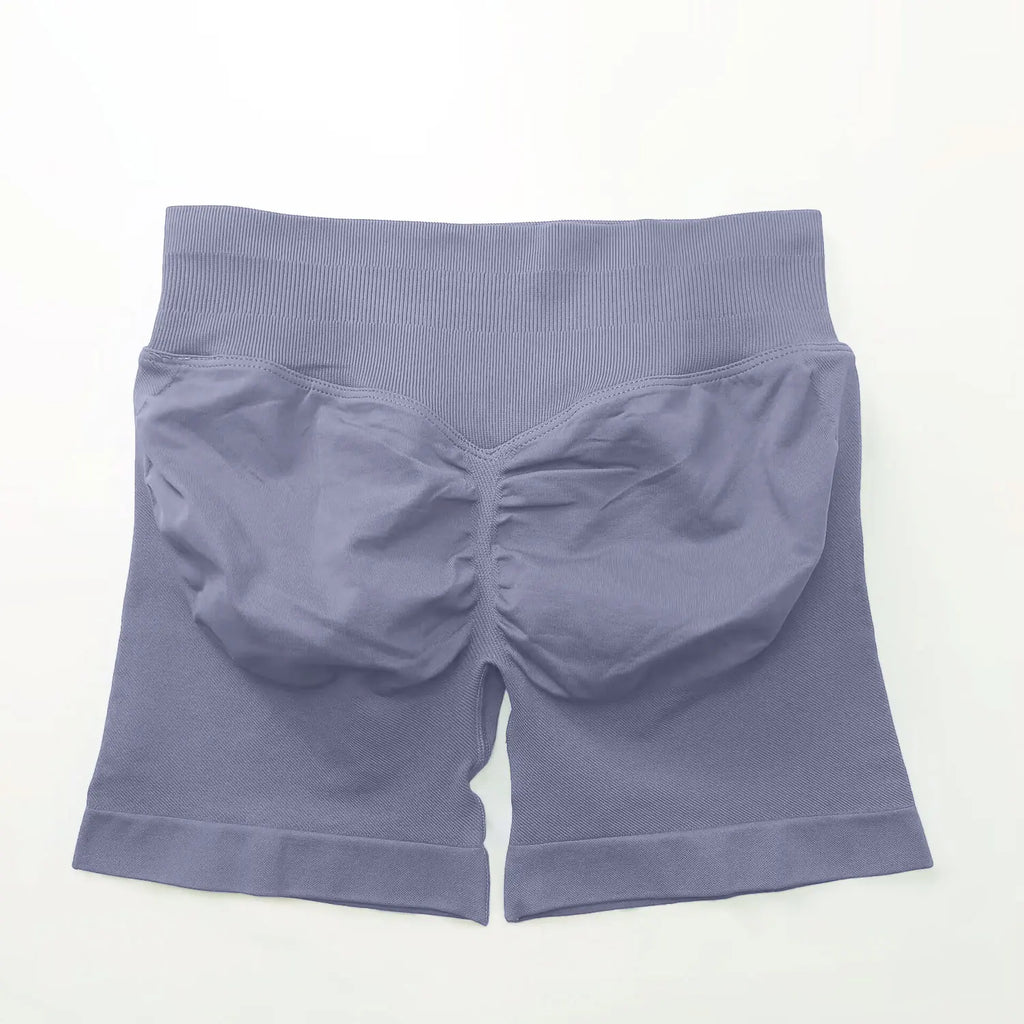 NCLAGEN Seamless Shorts 4.5" Gym Shorts Woman Scrunch Butt Fitness Sports Short Workout Seamless Leggings Running Yoga bottoms