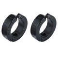 Mens Norse Viking Runes Ear Clips Earrings for Male Boys Gifts Jewelry, 13mm Stainless Steel Huggie Hoops No Peircing