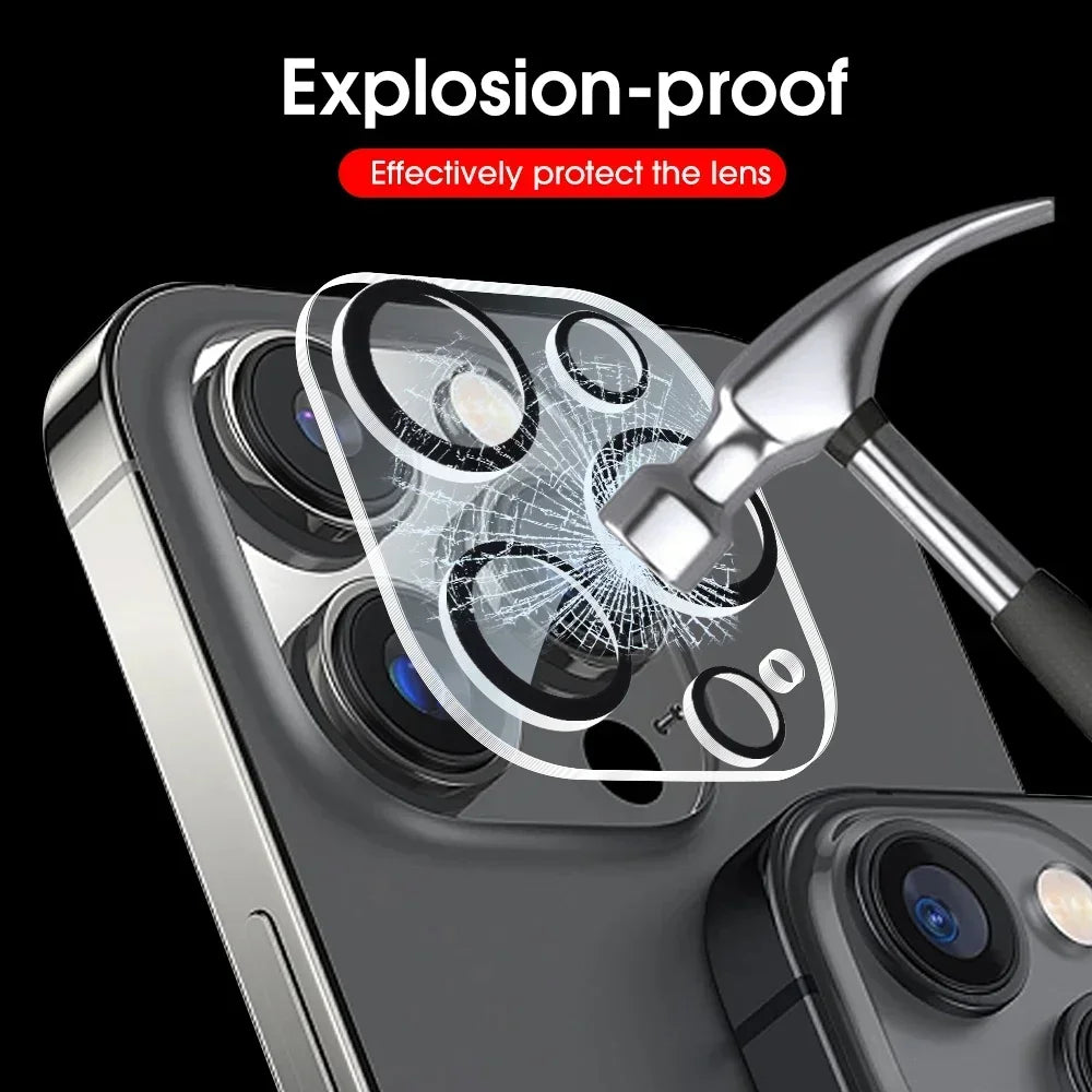 4/1PCS HD Back Camera Tempered Glass For iPhone 13Mini 13 14 15 16 17 Pro Max Rear Len Screen Protectors Anti-scratch Glass Film