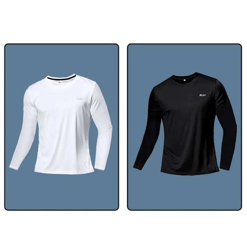 Men Women Quick Dry Long Sleeve Sport T Shirt Gym Jerseys Fitness Shirt Trainer Running T-Shirt Teenager Breathable Sportswears