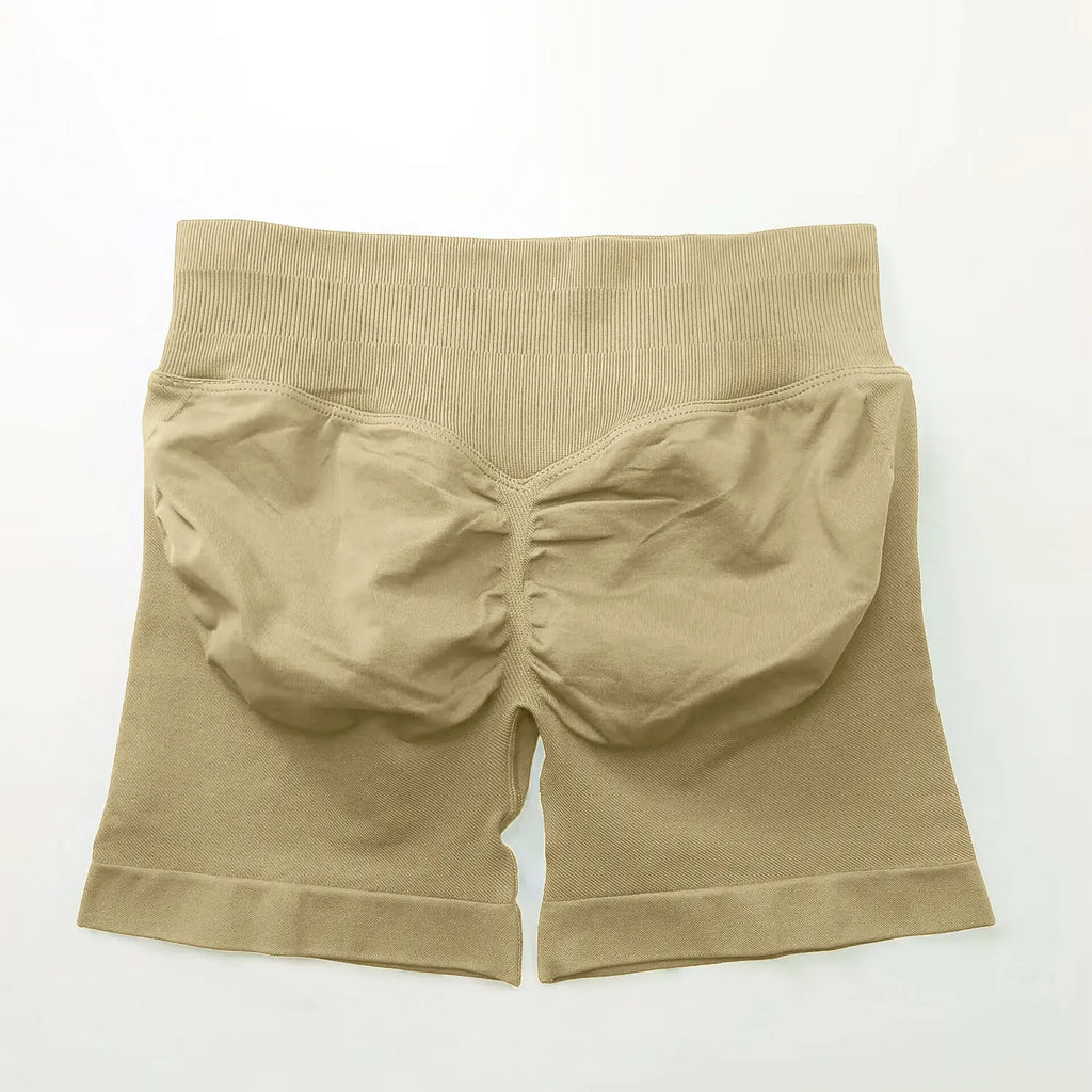 NCLAGEN Seamless Shorts 4.5" Gym Shorts Woman Scrunch Butt Fitness Sports Short Workout Seamless Leggings Running Yoga bottoms