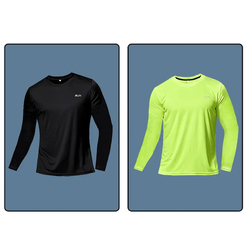 Men Women Quick Dry Long Sleeve Sport T Shirt Gym Jerseys Fitness Shirt Trainer Running T-Shirt Teenager Breathable Sportswears
