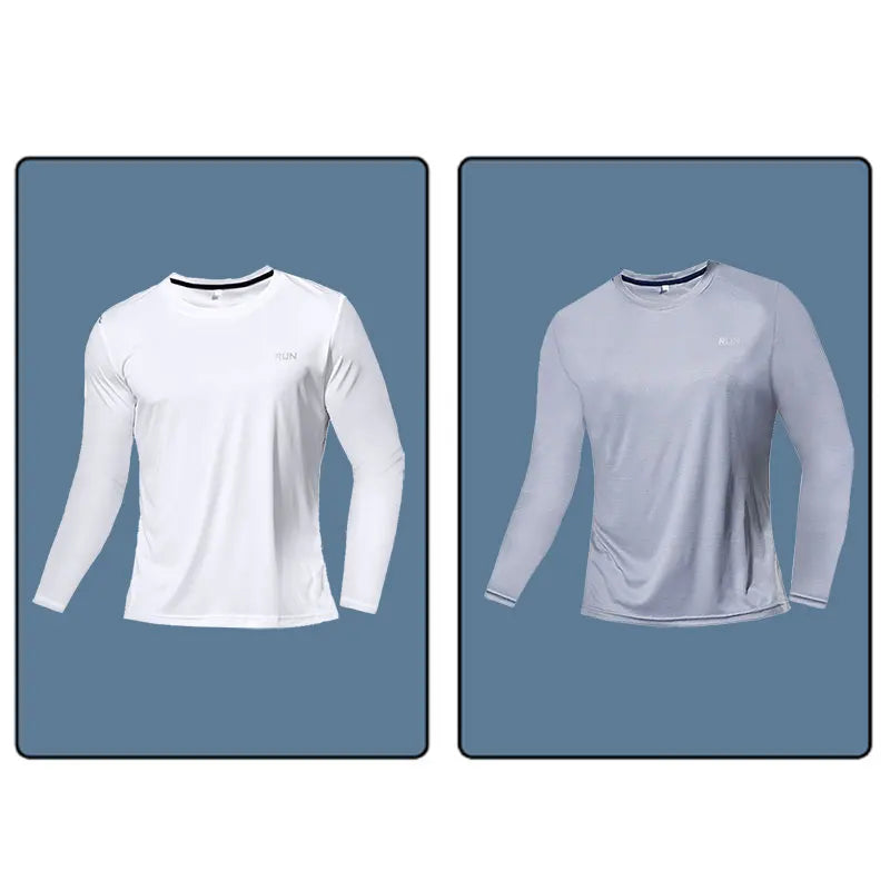 Men Women Quick Dry Long Sleeve Sport T Shirt Gym Jerseys Fitness Shirt Trainer Running T-Shirt Teenager Breathable Sportswears