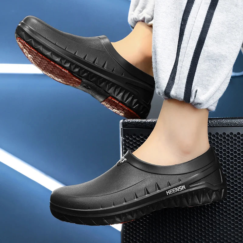 Chef's Shoes Non-slip Oil-proof Waterproof  Wear-resistant Special Shoes For Kitchen Workers Rain Boots For Men Size 39-45