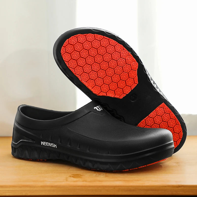 Chef's Shoes Non-slip Oil-proof Waterproof  Wear-resistant Special Shoes For Kitchen Workers Rain Boots For Men Size 39-45