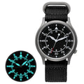 BERNY Titanium Watch for Men AR Coating Sapphire Fashion Wristwatch Luminous VH31 Ultra-thin Quartz Watch Waterproof 5ATM Watch