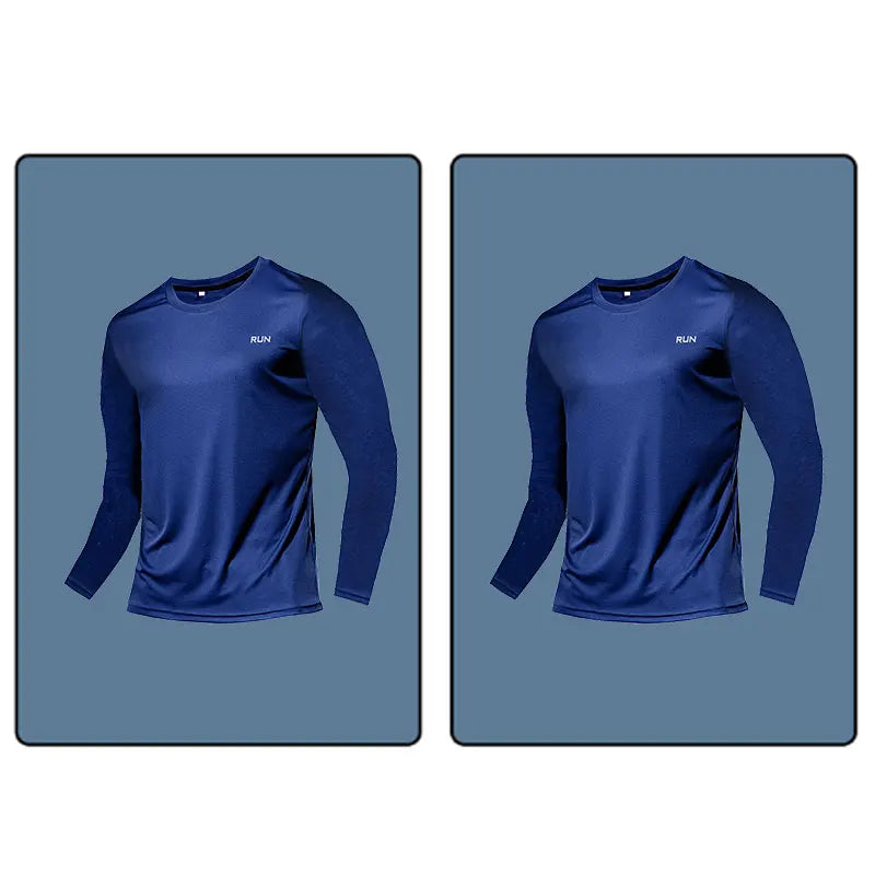 Men Women Quick Dry Long Sleeve Sport T Shirt Gym Jerseys Fitness Shirt Trainer Running T-Shirt Teenager Breathable Sportswears