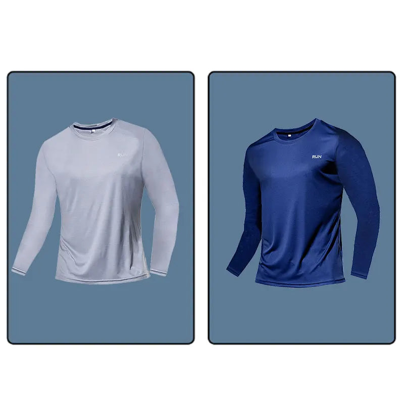 Men Women Quick Dry Long Sleeve Sport T Shirt Gym Jerseys Fitness Shirt Trainer Running T-Shirt Teenager Breathable Sportswears