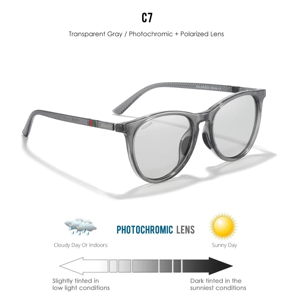 KDEAM Vintage Women's Sunglasses Polarized Lens Metal Hinge Oval Shaped Female Sun Glasses
