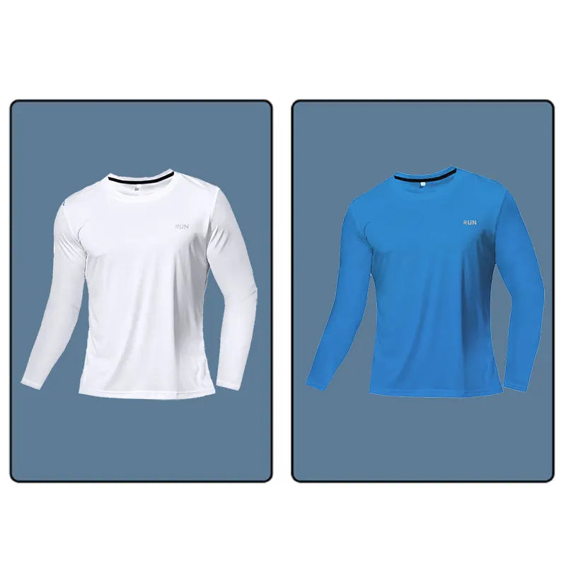 Men Women Quick Dry Long Sleeve Sport T Shirt Gym Jerseys Fitness Shirt Trainer Running T-Shirt Teenager Breathable Sportswears