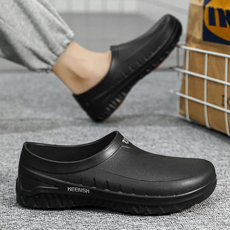 Chef's Shoes Non-slip Oil-proof Waterproof  Wear-resistant Special Shoes For Kitchen Workers Rain Boots For Men Size 39-45