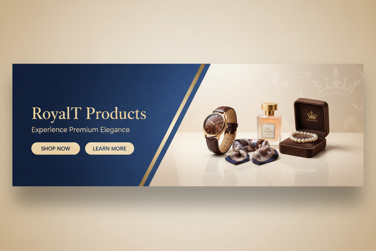 RoyalT Products Hero Banner